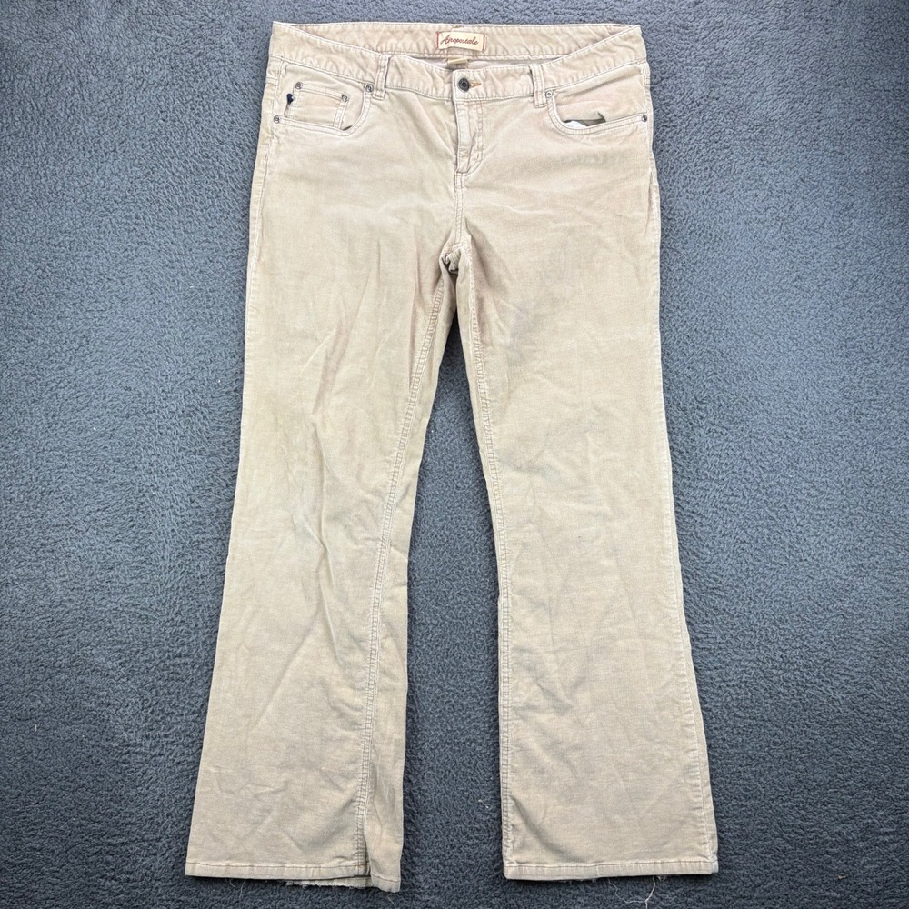 Aeropostale Womens Tan Corduroy Bootcut Pants Size 1314 REG